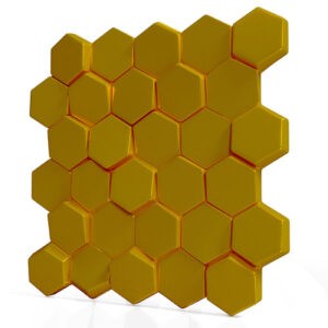 سنگ-نما-داخلی-دکوراتیو-شش-ضلعی-hexagon-تسا-سنگ-استون-