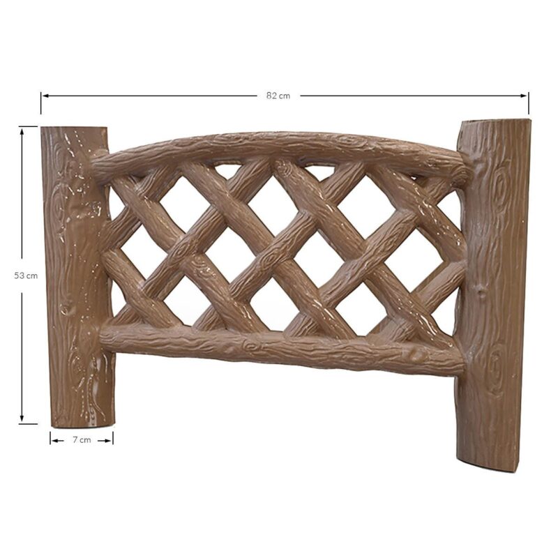 Alternative view of نرده حصیری بتنی مناسب برای راهبند، دور باغچه، حفاظ و ...