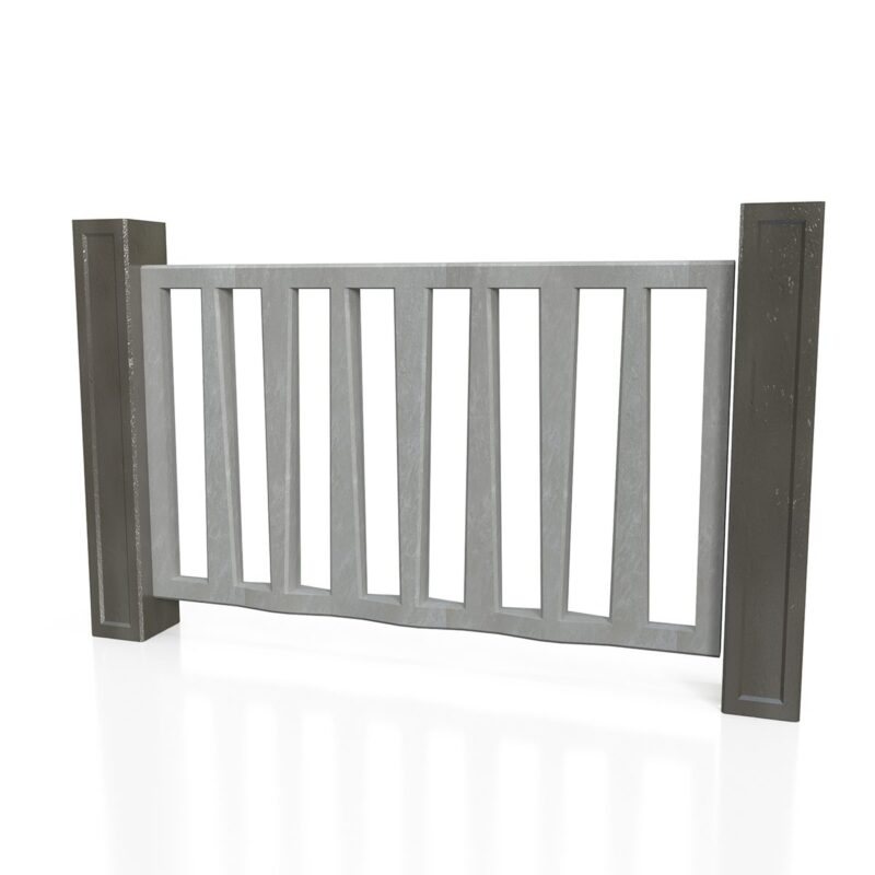 نرده ریلی بتنی، حفاظ، راهبند، باغچه و ...