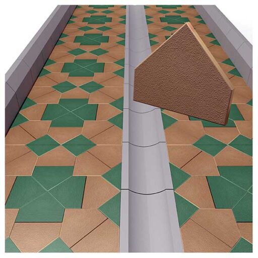 کف فرش-کف پوش-سنگ فرش-موزاییک-موزائیک-سمنت پلاست-پنج ضلعی-puzzle-pentagon