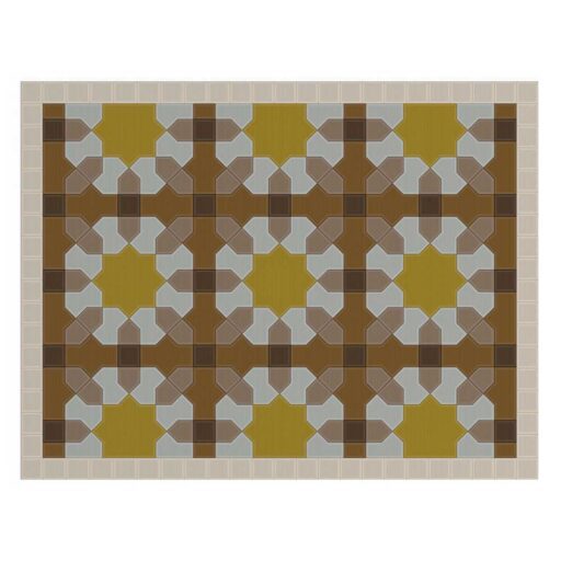 کف فرش-موزاییک-موزائیک-سمنت پلاست-پازلی-گره-