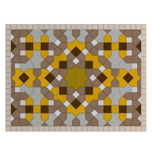 کف فرش-موزاییک-موزائیک-سمنت پلاست-پازلی-گره-