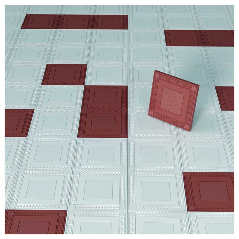 کف فرش-موزاییک-موزائیک-زنجیری-Chain-zanjiri