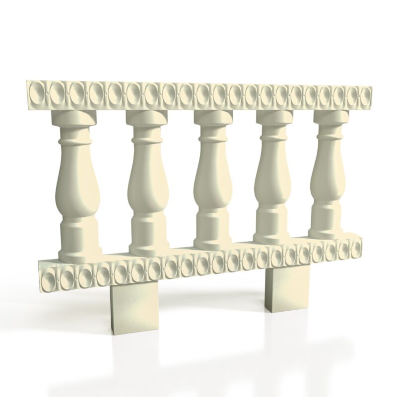 نرده بتنی صنوبر، دور باغچه، راهبند، حفاظ و ...