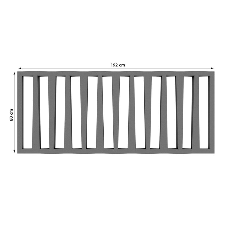 Alternative view of نرده ریلی بتنی، حفاظ، راهبند، باغچه و ...