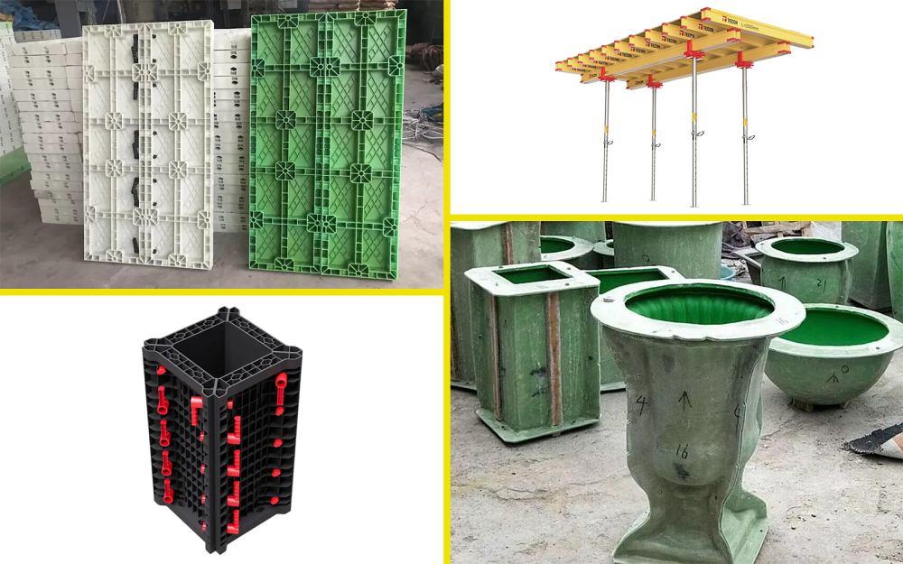 انواع قالب های بتن اکسپوز