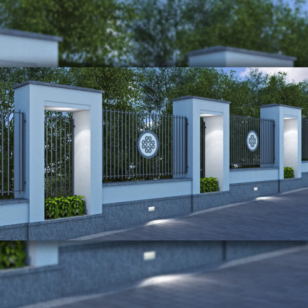 دیوار پازلی محوطه (قاب و اوکابه)